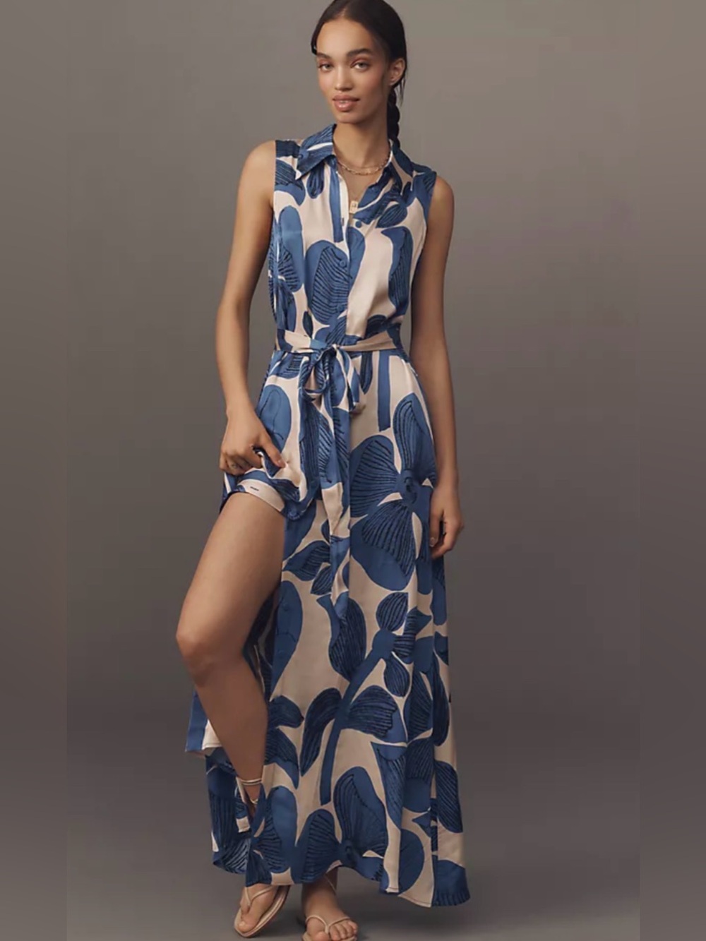 Anthropologie Corey Lynn Calter Shirt Maxi Dress